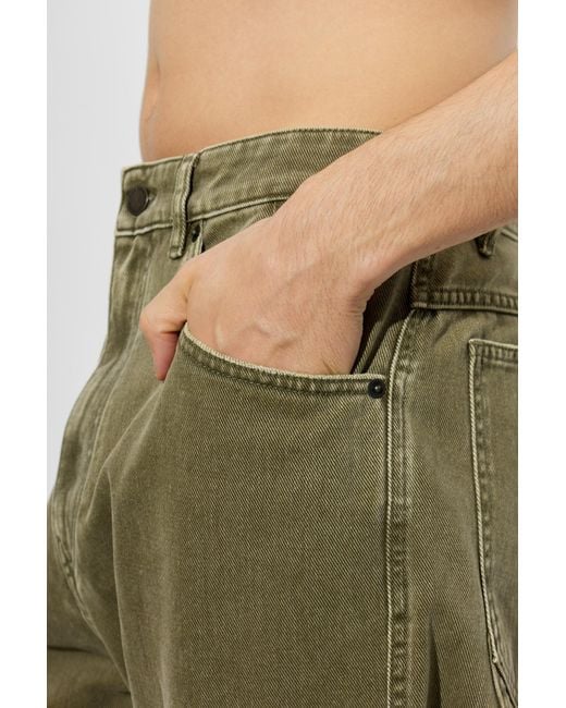 DARKPARK Green John Relaxed Cargo Jeans for men