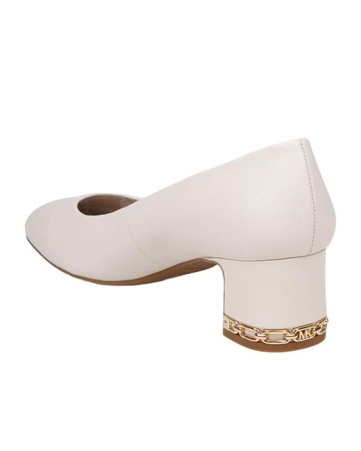 MICHAEL Michael Kors White Michael Kors June Flex Pumps