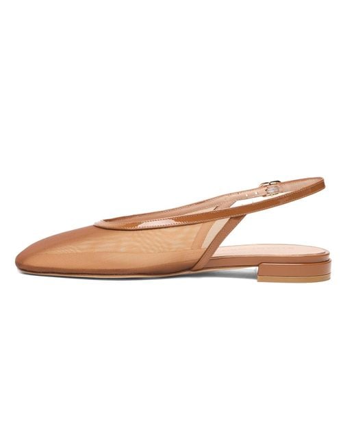 Stuart Weitzman Brown Open-Heel Sandals