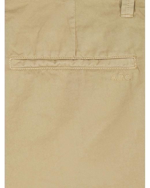 A.P.C. Natural Mid-Rise Trousers for men