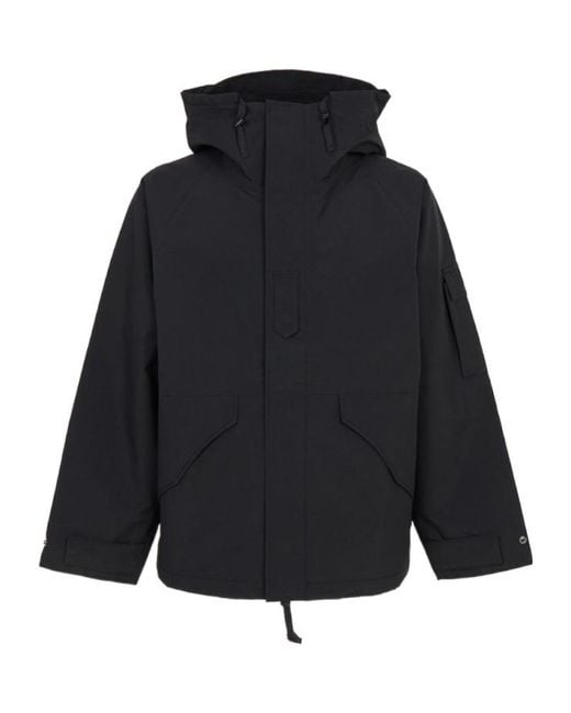 Nanamica Blue 2L Hooded Jacket for men