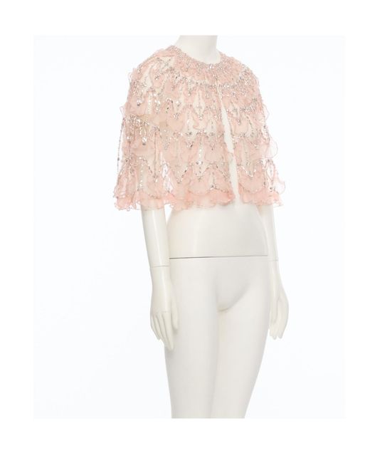 Valentino White Crew Neck Jacket