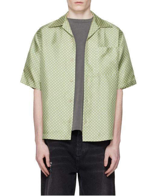 Amiri Multicolor Polka-Dot-Pattern Short-Sleeved Shirt for men
