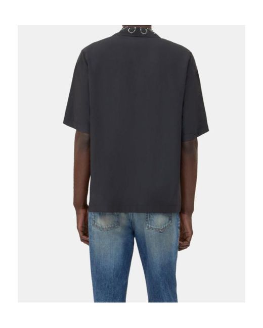 Amiri Black Stud Camp' Shirt for men