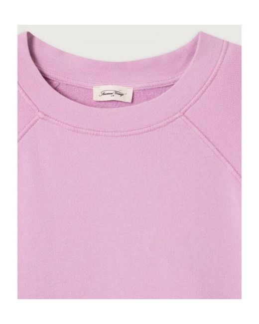 American Vintage Pink Atubay Sweatshirt