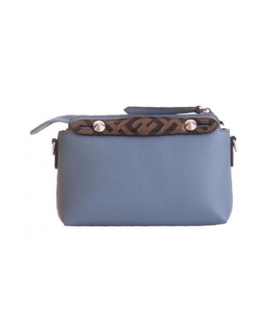 Fendi Blue Mini By The Way Shoulder Bag