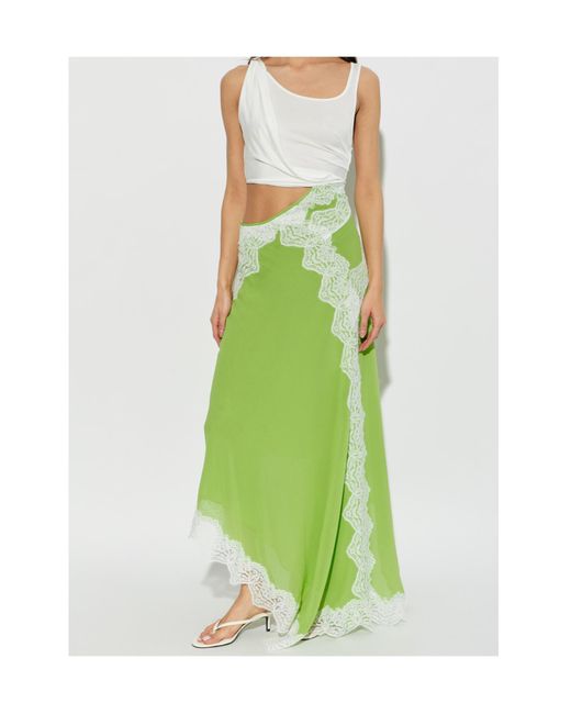 Christopher Esber Green Verve Twisted Tank Dress