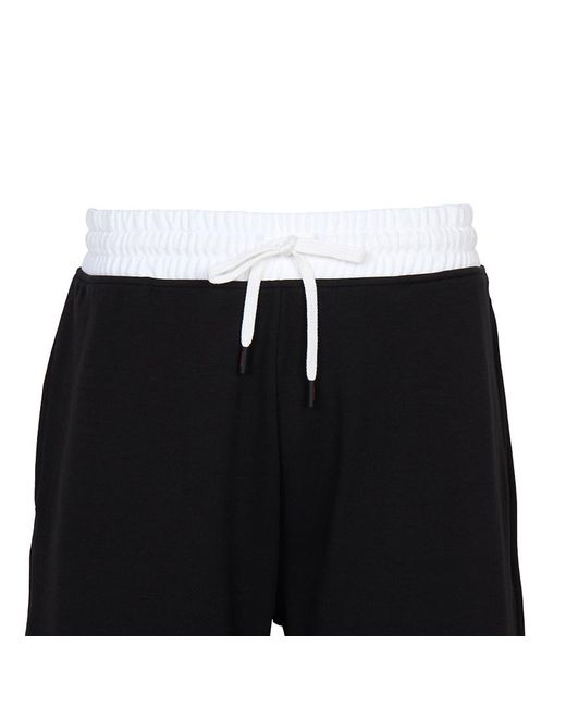 Boss Black Logo-Trim Drawstring Shorts for men