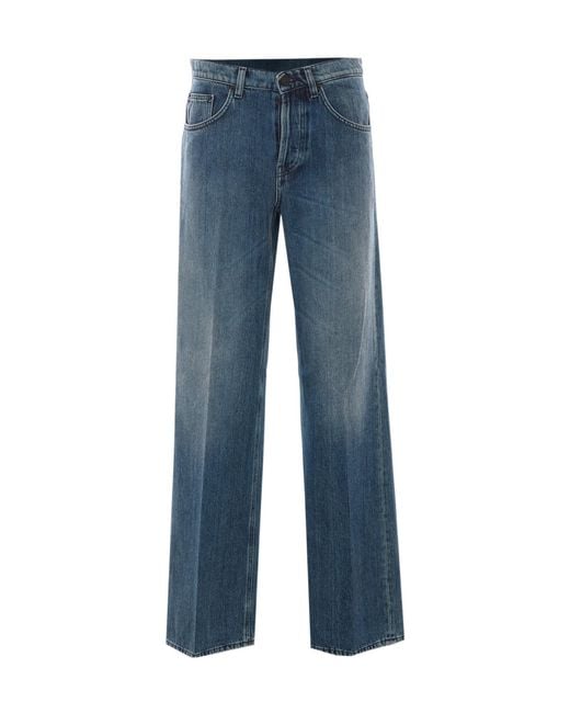 Dondup Blue Straight Leg Jeans