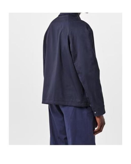 Fendi Blue Ff Blouson Sn53 for men