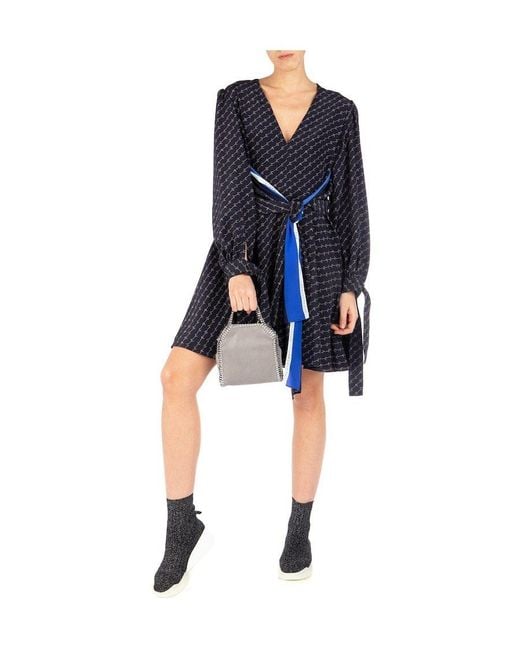 Stella McCartney Gray Falabella Tiny Tote Bag
