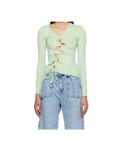 AVAVAV Blue Long-Sleeved T-Shirt