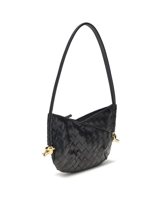 Bottega Veneta Black Mini Solstice Shoulder Bag