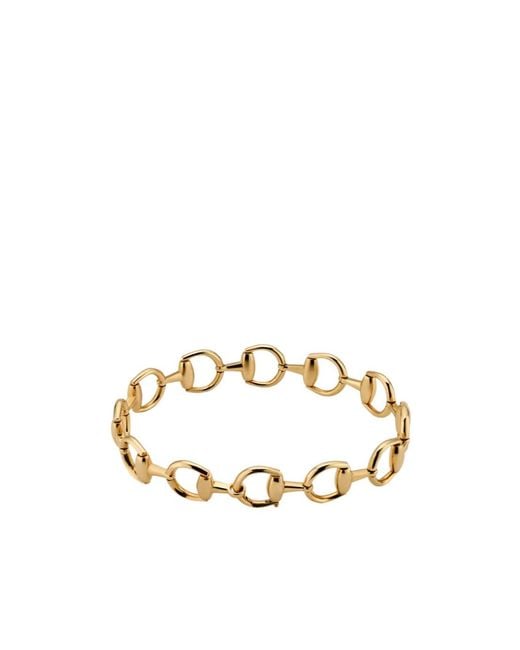 Gucci Metallic Horsebit 18K Bracelet for men