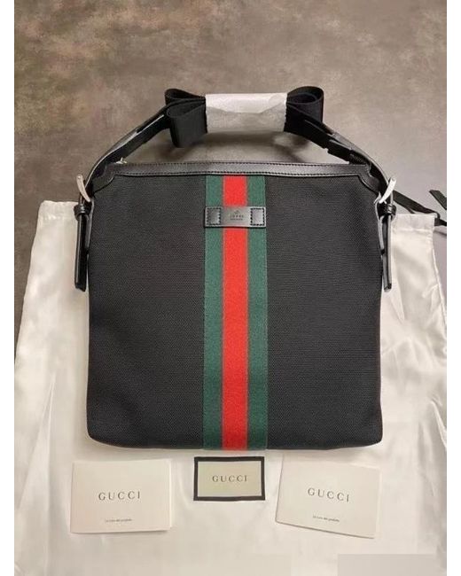 Gucci Black Double G And Shoulder Bag for men