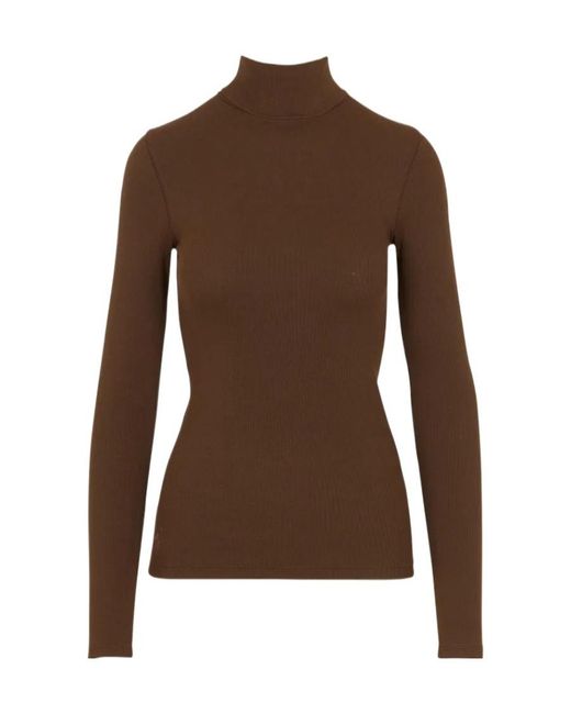 Polo Ralph Lauren Brown High-Necked Long-Sleeved Sweater