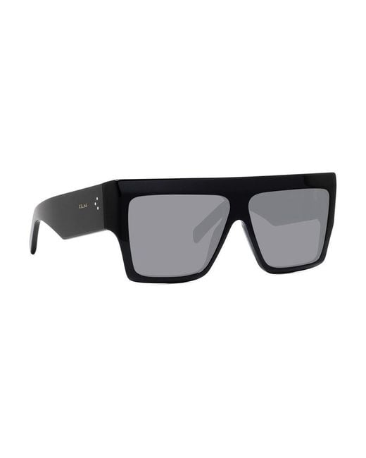 Céline Black Rectangular Sunglasses