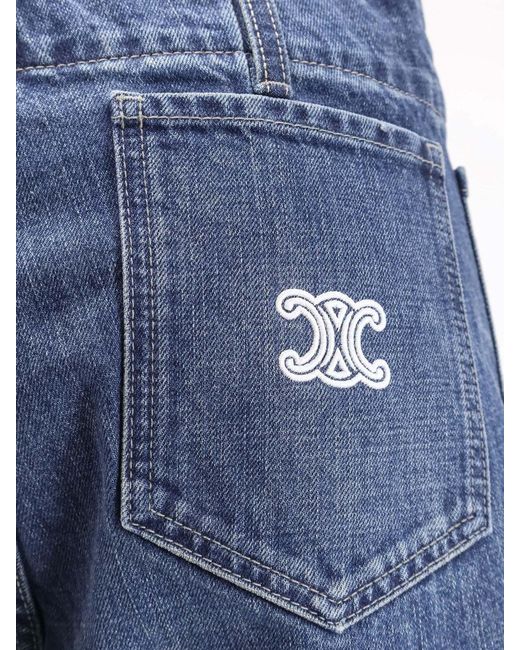 Céline Blue Flare Jeans 002