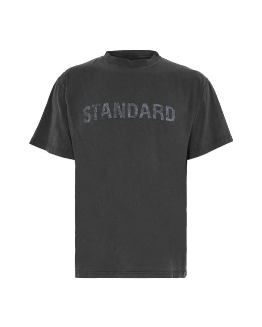 Balenciaga Black Regular Fit T-Shirts for men