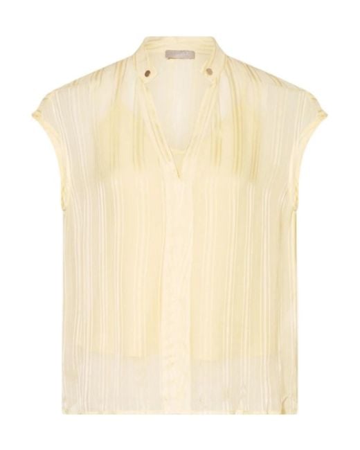 Liu Jo Natural Chain-Detail V-Neck Top