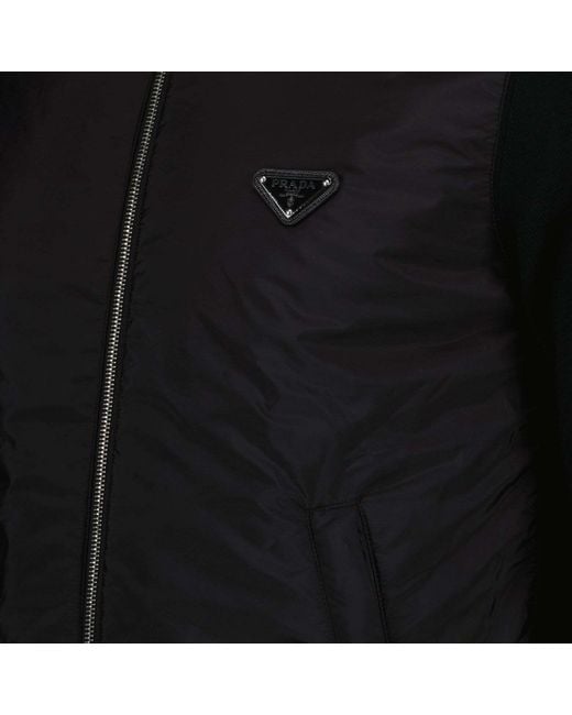 Prada Black Long-Sleeved Casual Jacket for men
