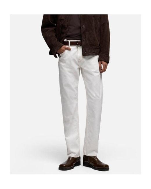 7 For All Mankind White The Straight 32' for men