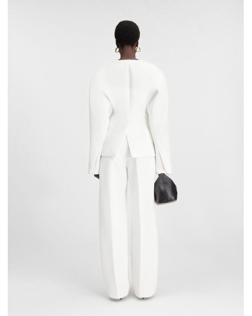 Jacquemus White Fitted Jacket