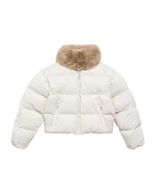 Balenciaga White Ski Puffer Coat
