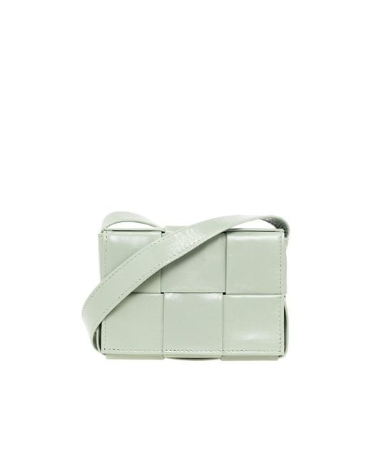 Bottega Veneta Green Magnetic Buckle Shoulder Bag for men