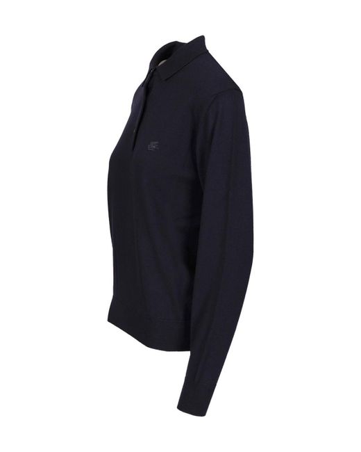 Etro Blue Polo Shirt