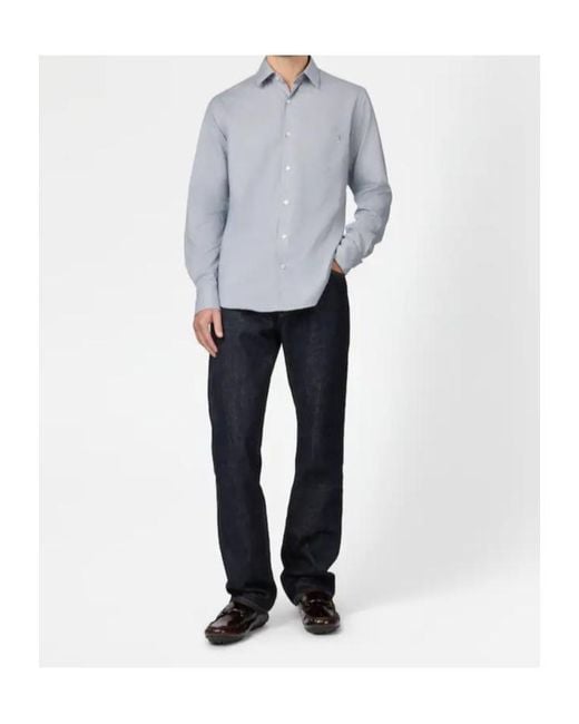 Tod's Blue Long-Sleeved Shirt for men
