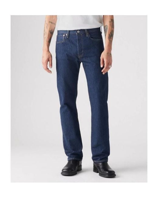 Levi's Blue 501 Original Fit Jeans for men