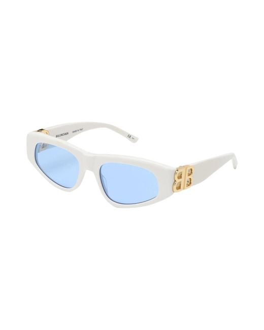 Balenciaga Blue Solid Color Sunglasses
