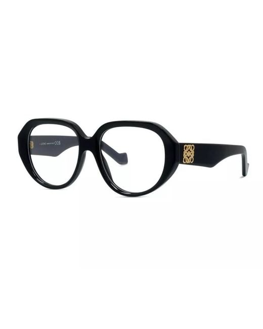 Loewe White Oval Frame Glasses