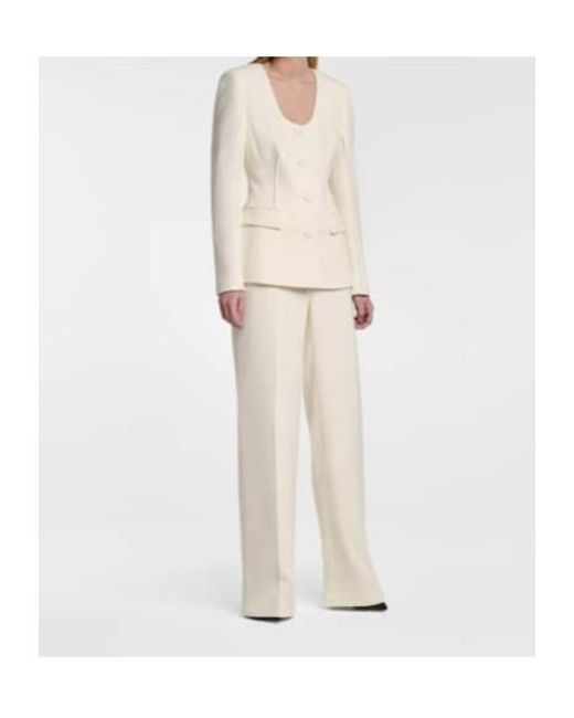 Altuzarra White Tamaar Virgin Wool Jacket