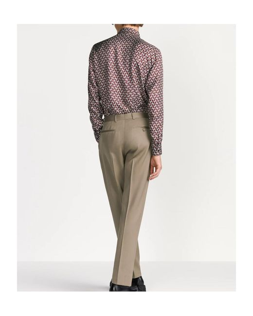 Dior Red Shirt With Entrelacé Motif for men
