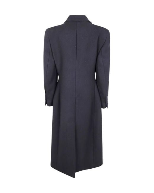 Rohe Blue Double-Breasted Coat
