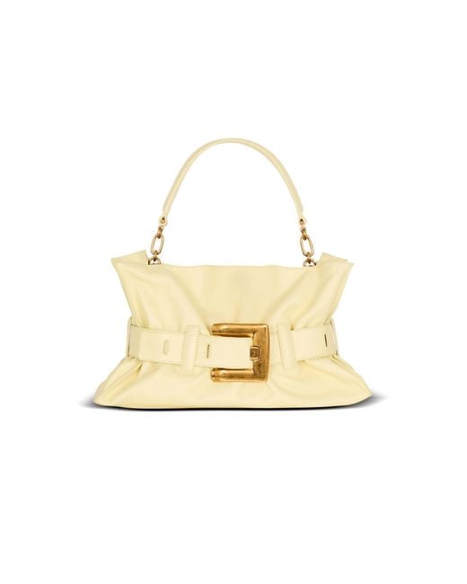 Balmain Metallic Medium Anthem Bag