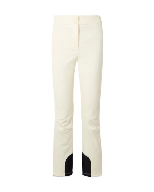 CORDOVA White Saint Moritz Stretch Tech-Jersey Flared Ski Pants