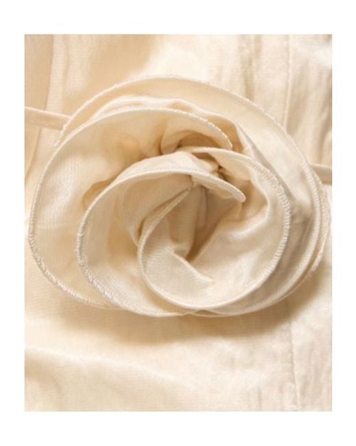 Magda Butrym Natural Cotton Blend Midi Dress