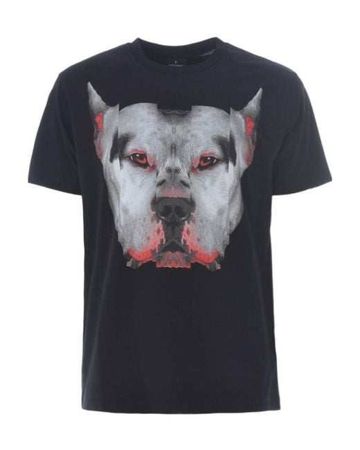 Marcelo Burlon Black Open-Necked Shirt for men