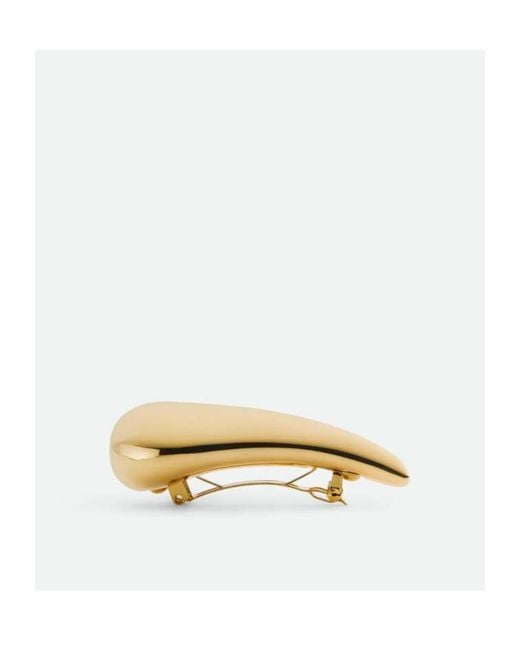 Bottega Veneta White Drop Hair Clip