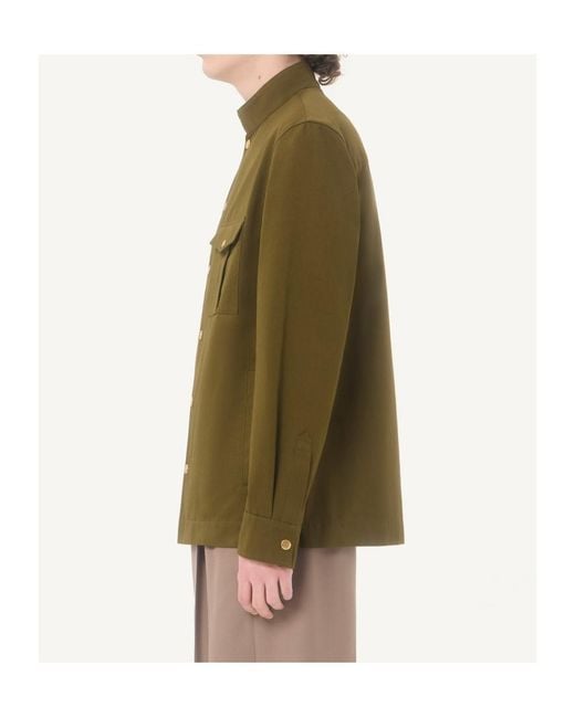 Valentino Green Long-Sleeved Casual Jacket for men