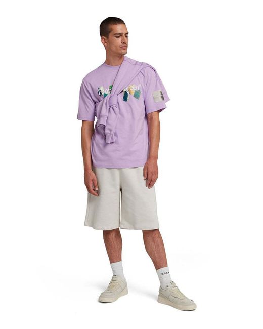 MSGM White Drawstring Track Shorts for men