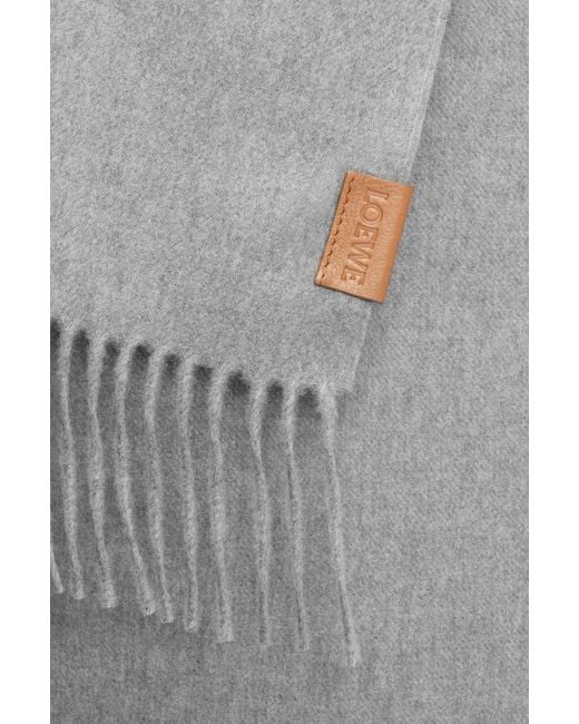 Loewe Gray Scarf for men