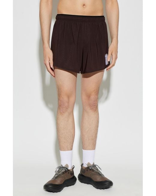 Satisfy Purple Elastic Waist Shorts for men
