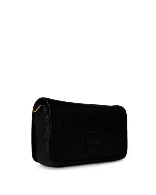 Marc Jacobs Black Grainedleather Mini Crossbody Bag