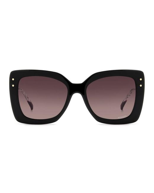 Missoni White Clip-On Square Sunglasses