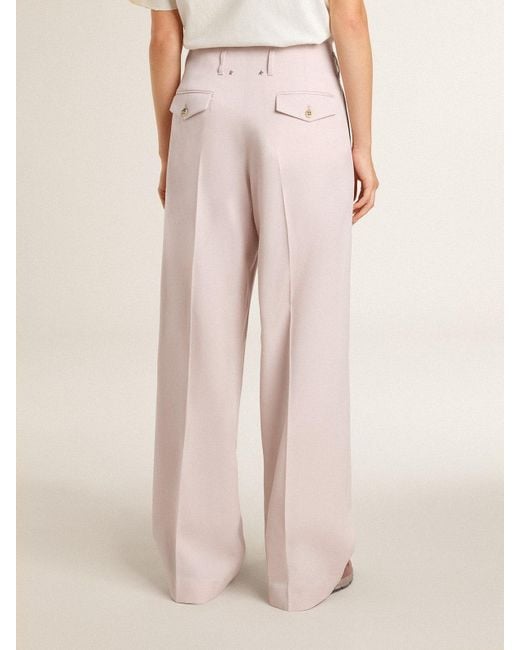 Golden Goose Deluxe Brand Pink Trousers
