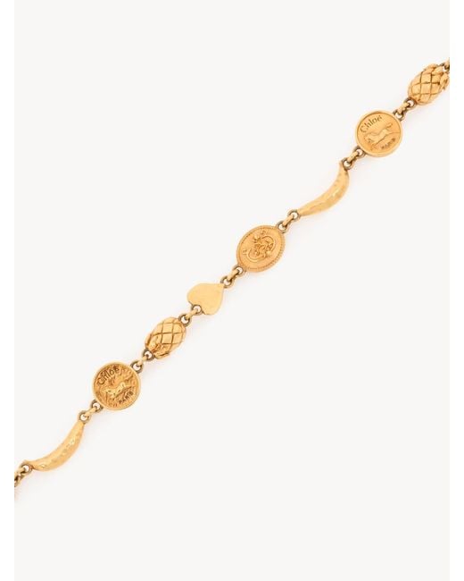 Chloé Metallic Medals Choker